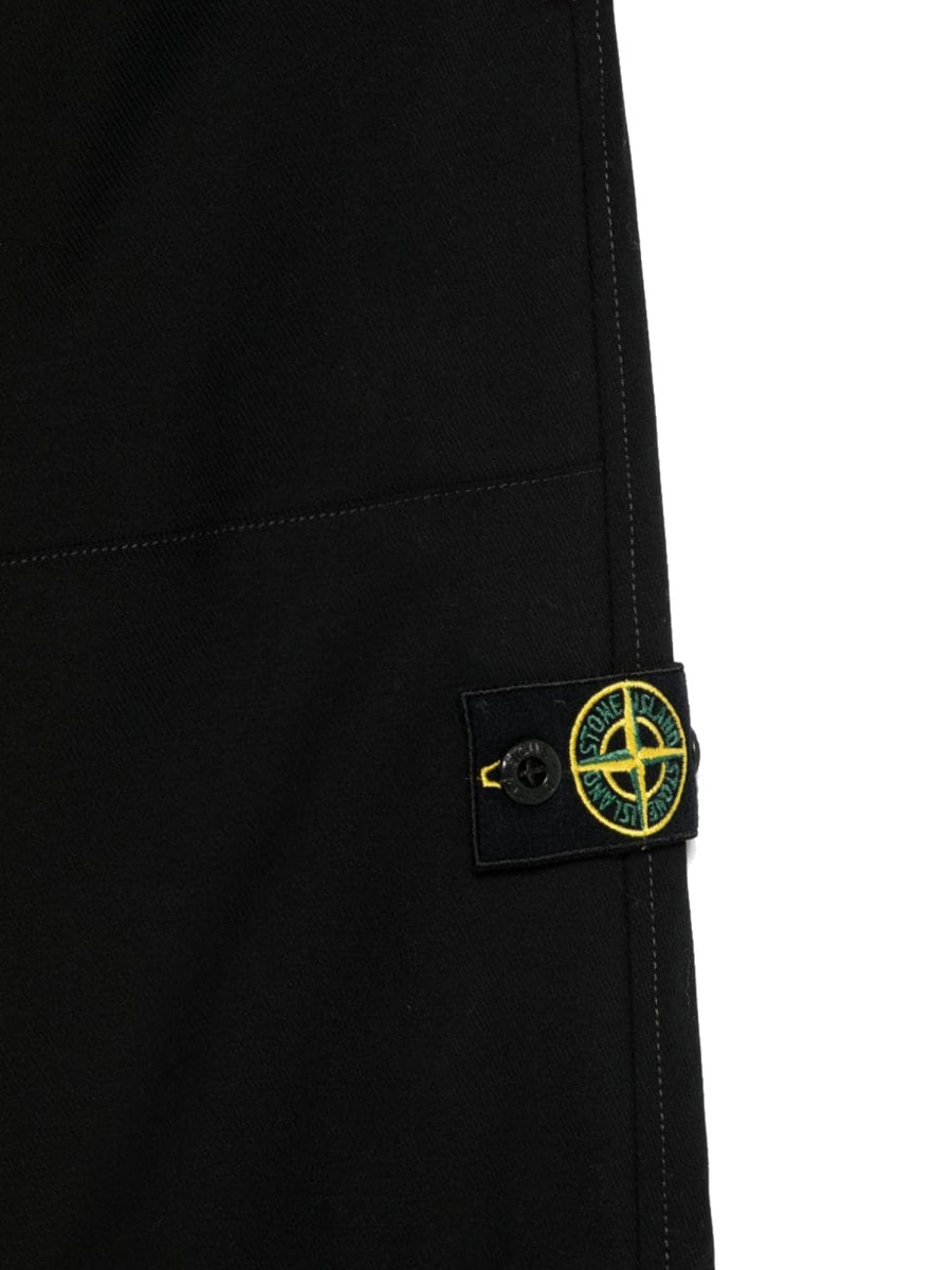 STONE ISLAND Boys' Mini Loose Pants - FW24 Collection