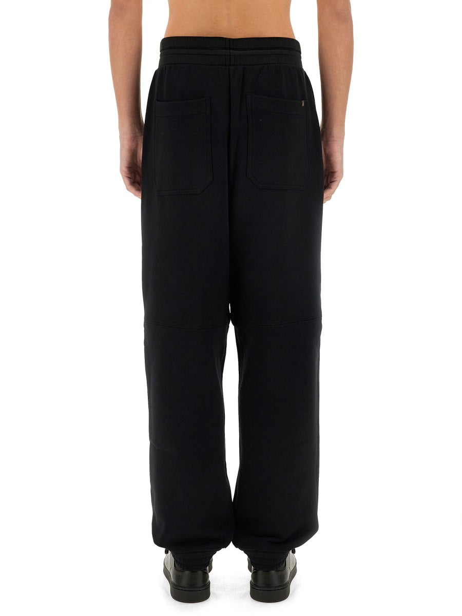 HELMUT LANG Regular Fit Curved Pants - Size L