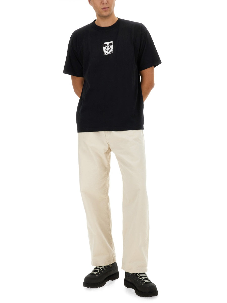 OBEY Classic Logo T-Shirt - Size L