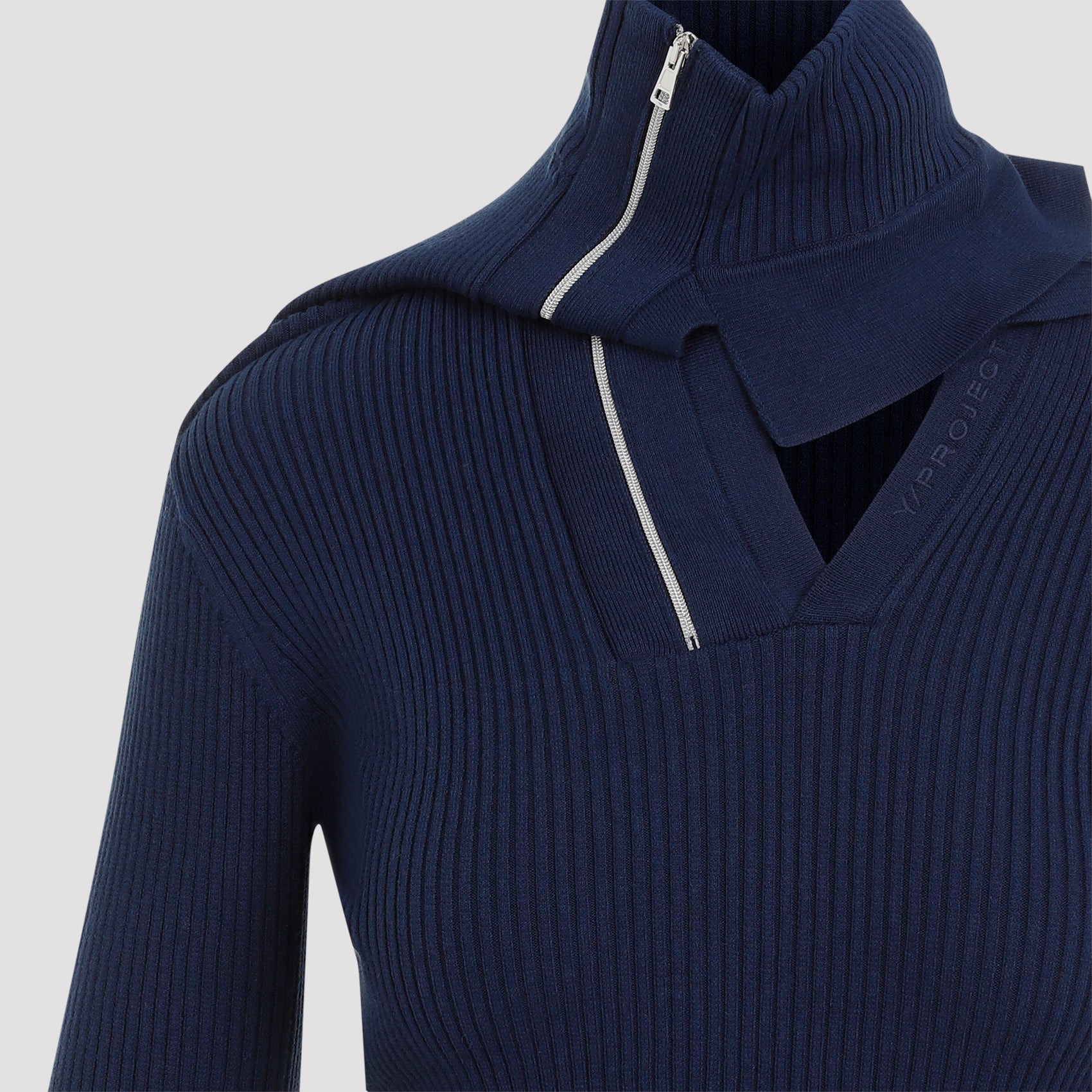 Y/PROJECT Pinched Shoulder Fitted Pullover