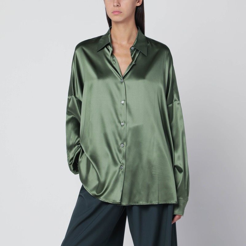 DRIES VAN NOTEN Oversized Silk Shirt for Women