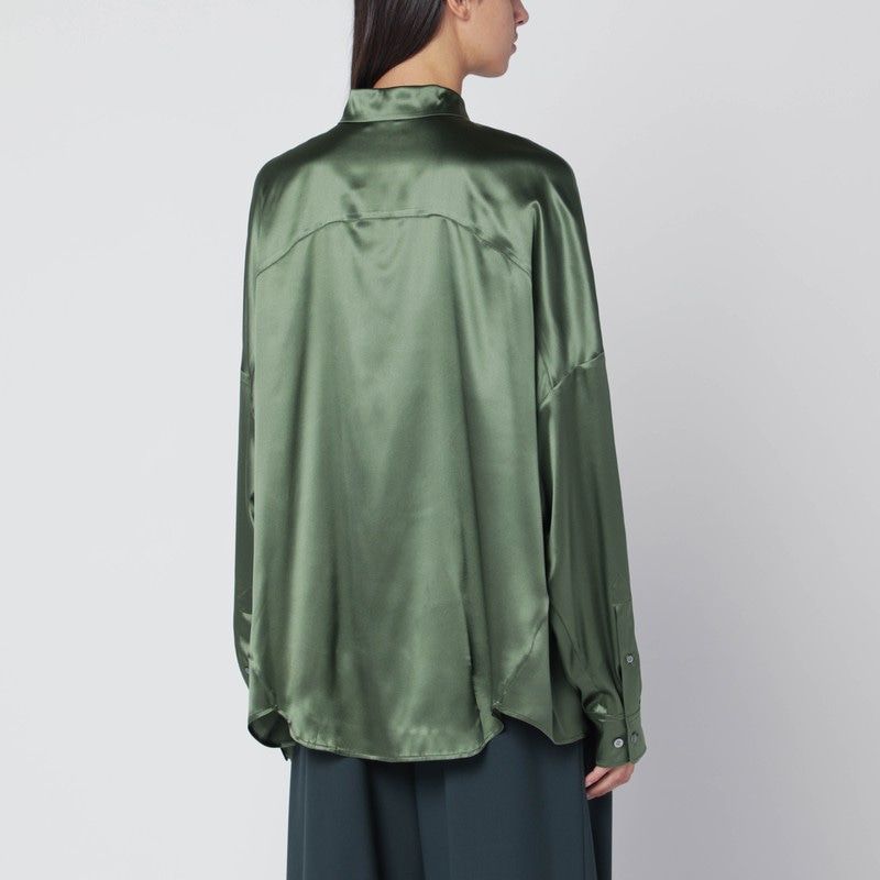 DRIES VAN NOTEN Oversized Silk Shirt for Women