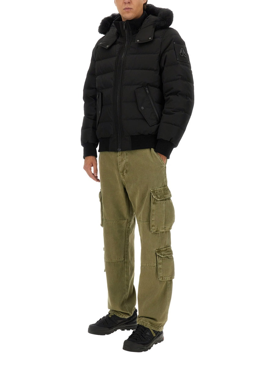 MOOSE KNUCKLES Men's Jacket with Hood - Size L