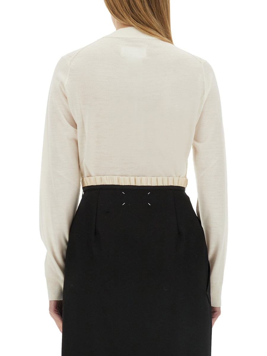 MAISON MARGIELA Wool T-Shirt for Women - Size S