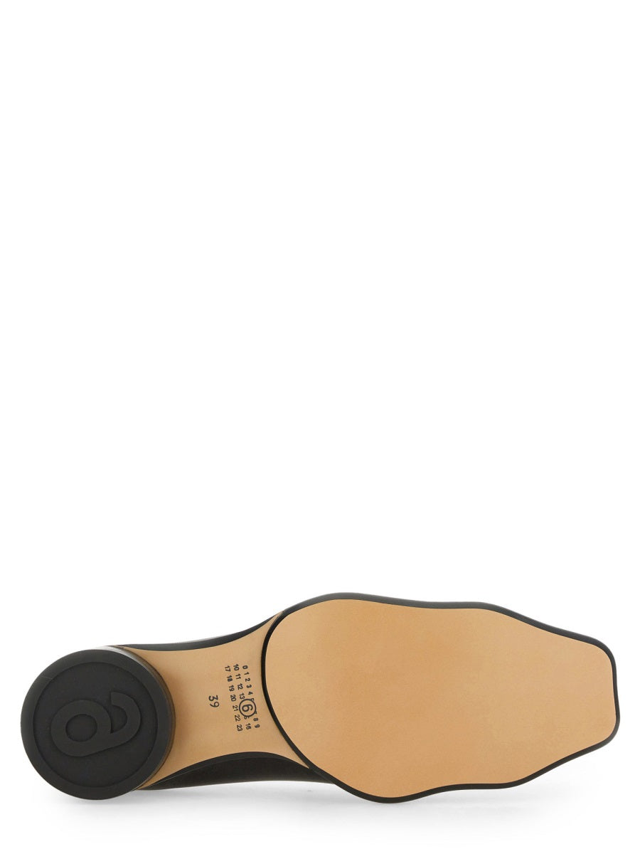 MM6 MAISON MARGIELA Leather Ballerina Flats for Women - FW24