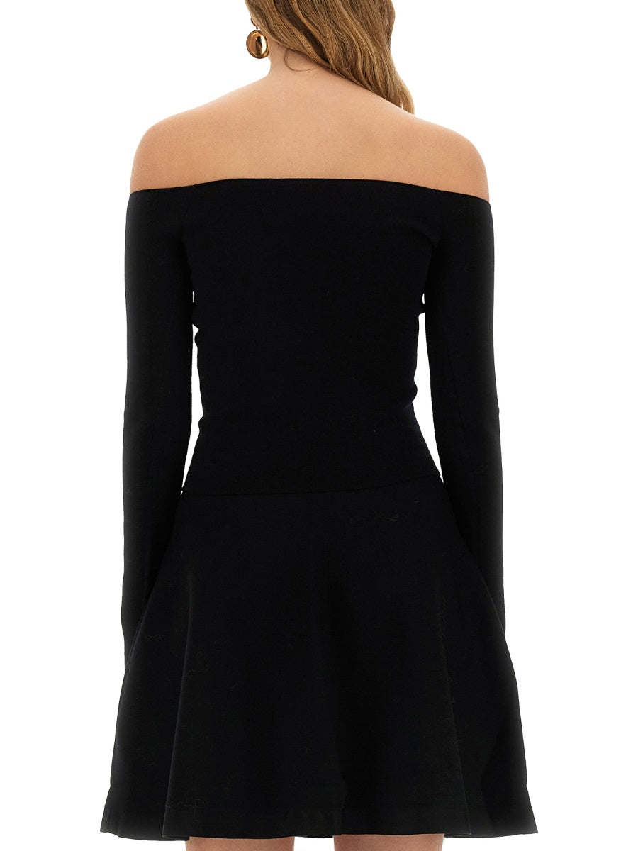 NINA RICCI Slim Fit Top with Bardot Neckline - Size S