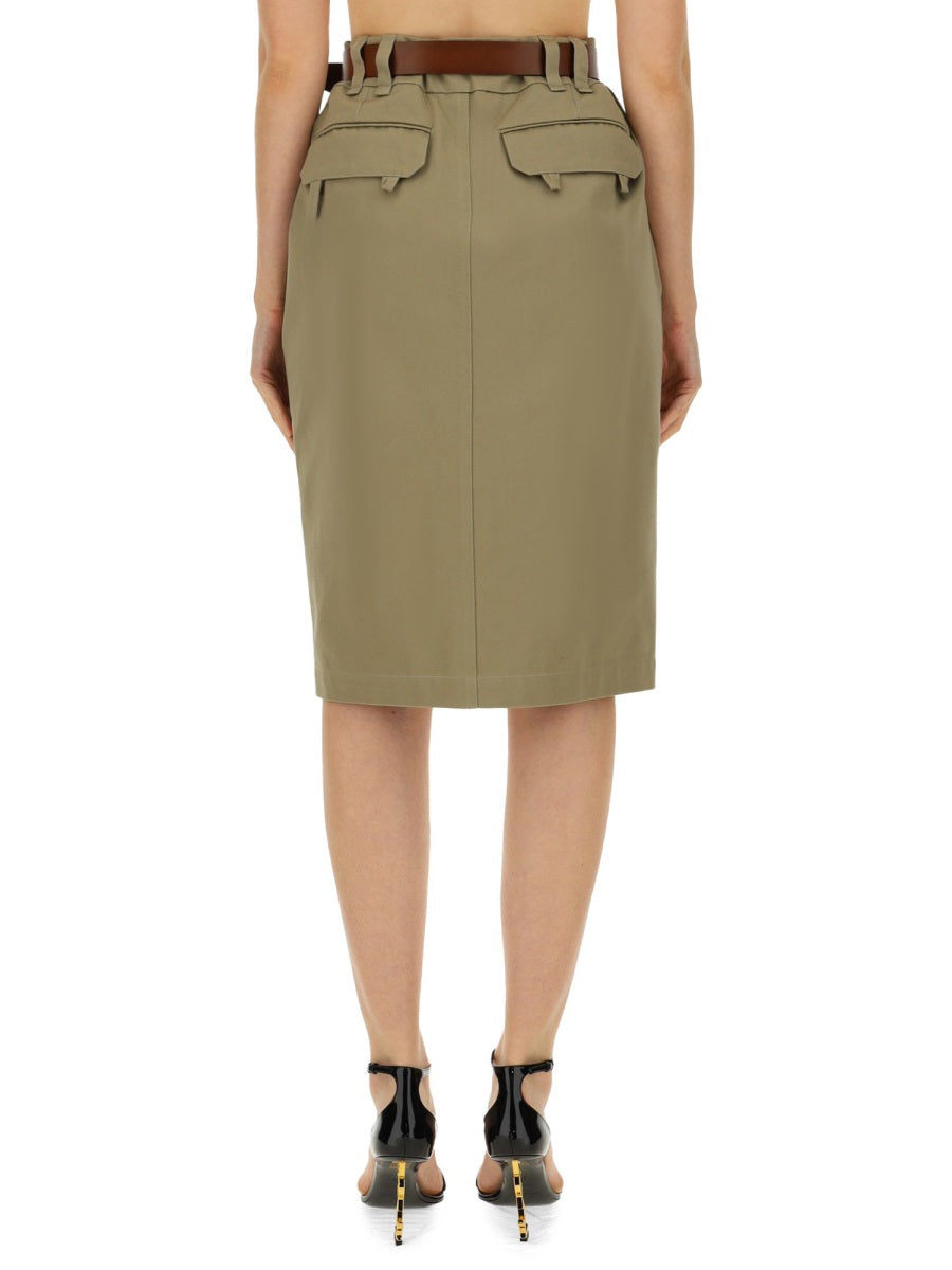 SAINT LAURENT Chic Pencil Skirt - Size 40 IT