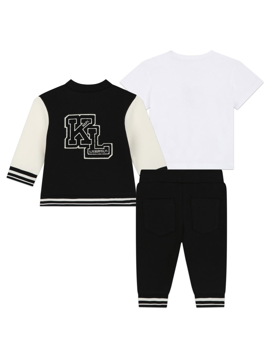 KARL LAGERFELD Stylish Mini Jogging Outfit for Boys