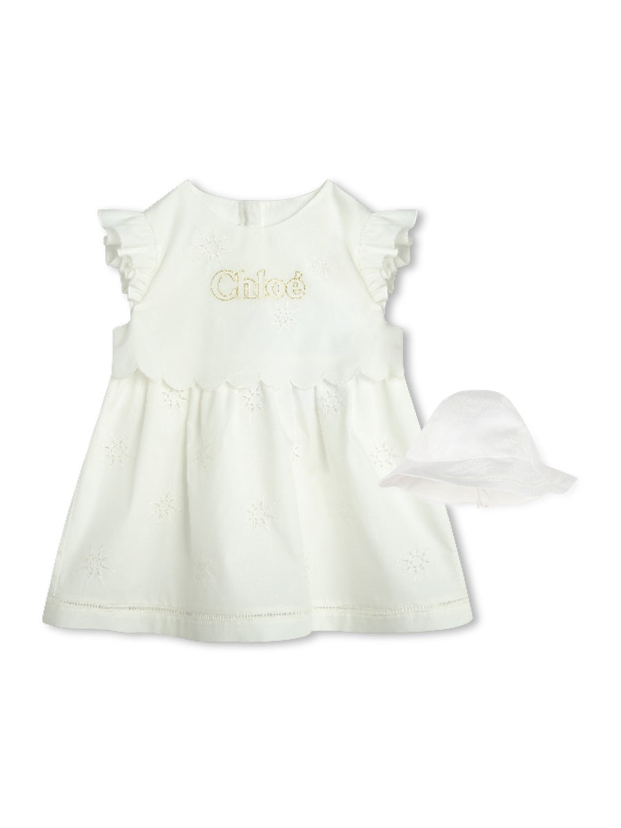 CHLOÉ Chic Mini Suit & Hat Set for Girls