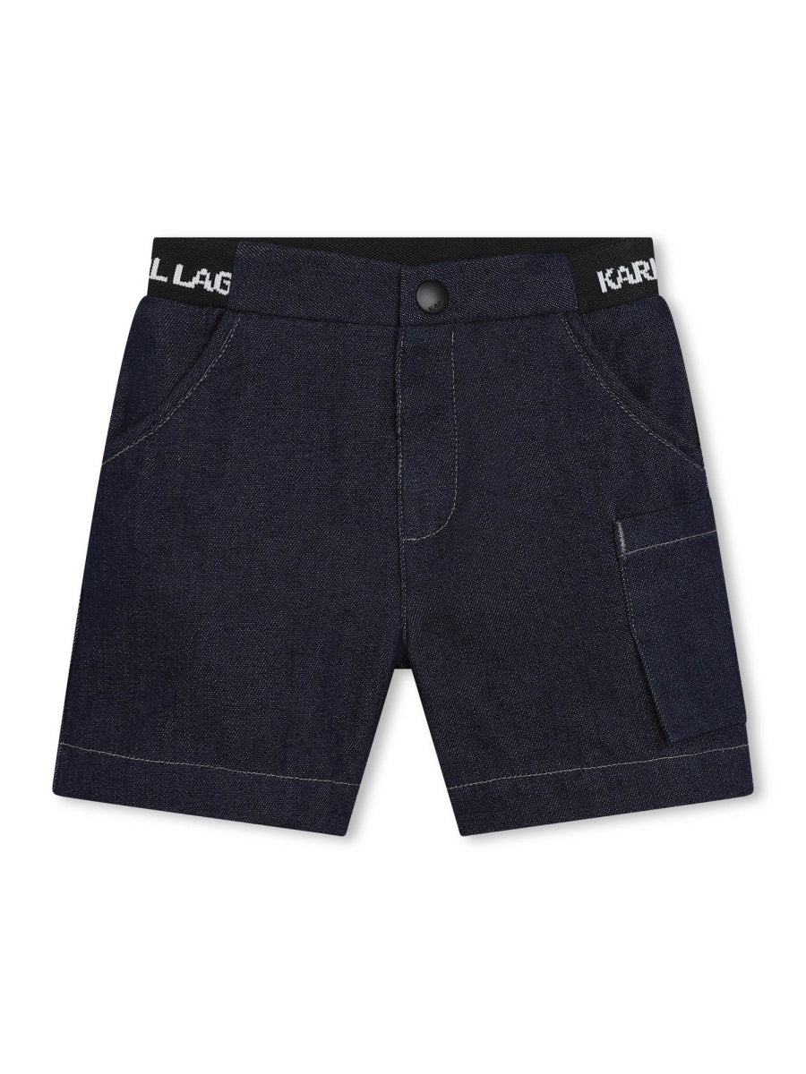 KARL LAGERFELD Kids' Mini Tee Shirt and Shorts Set