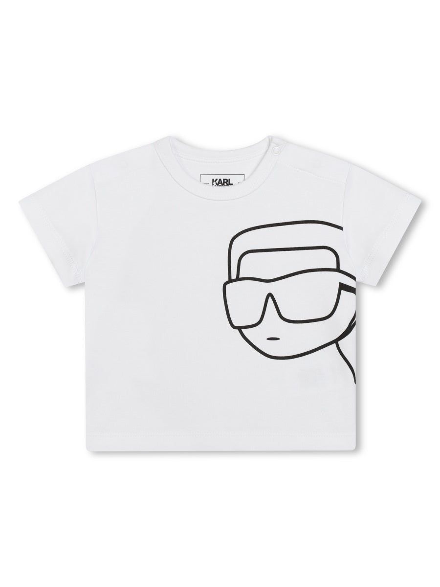 KARL LAGERFELD Kids' Mini Tee Shirt and Shorts Set