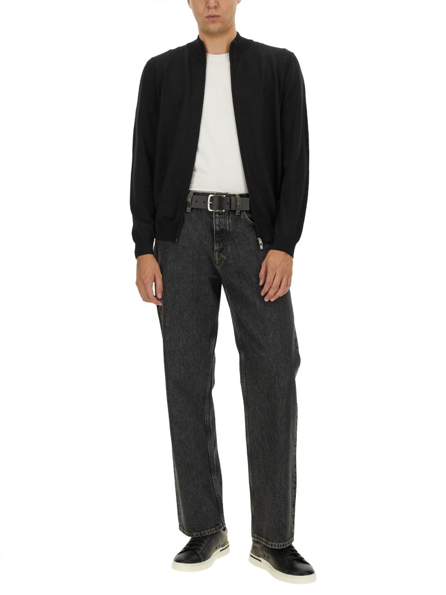 BOSS Men's Virgin Wool Cardigan