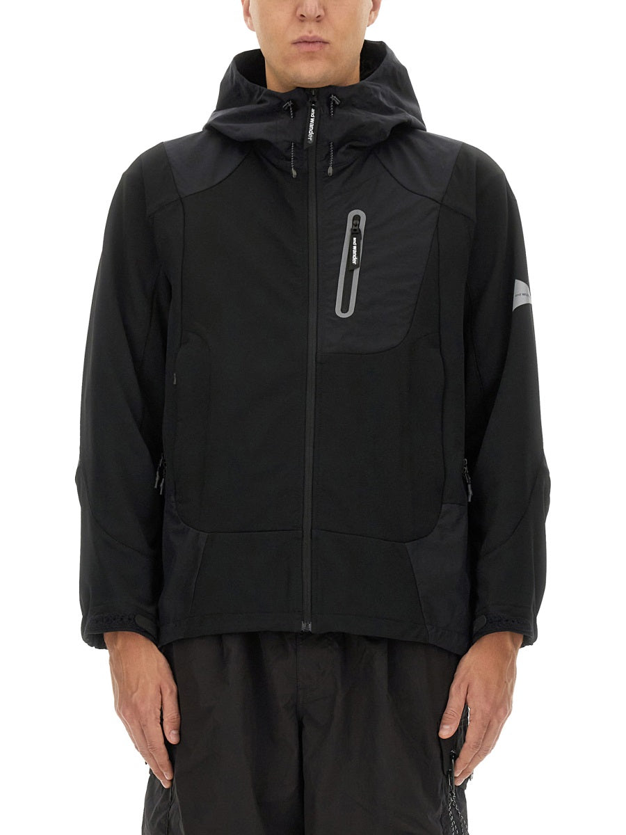 AND WANDER Men's Hooded Jacket - Size L