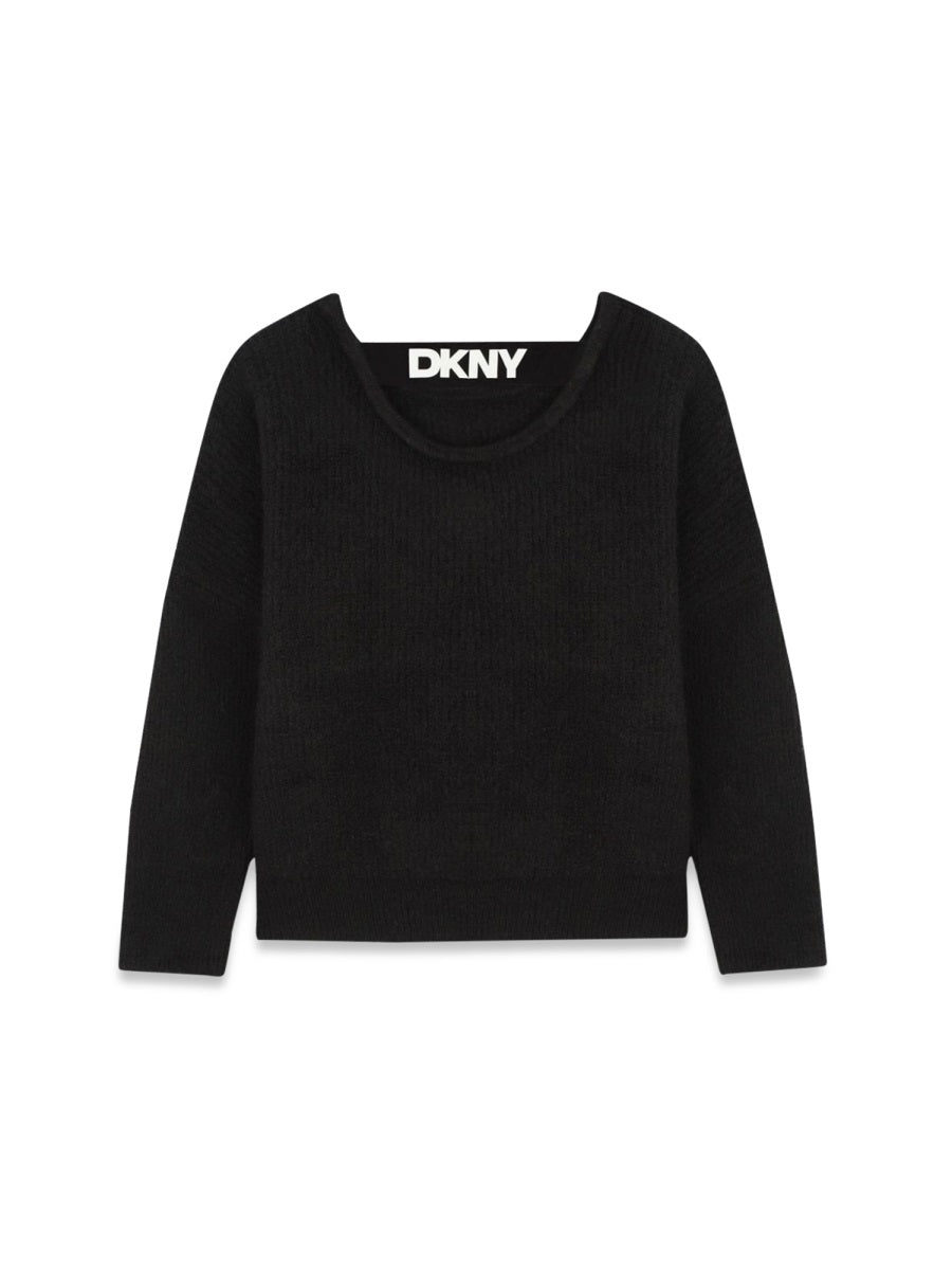 DKNY Girls' Cozy Knit Mini Sweater