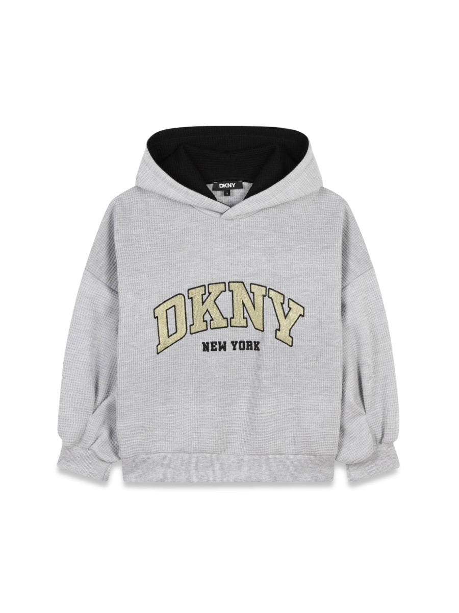 DKNY Girls' Cozy Hooded Sweatshirt