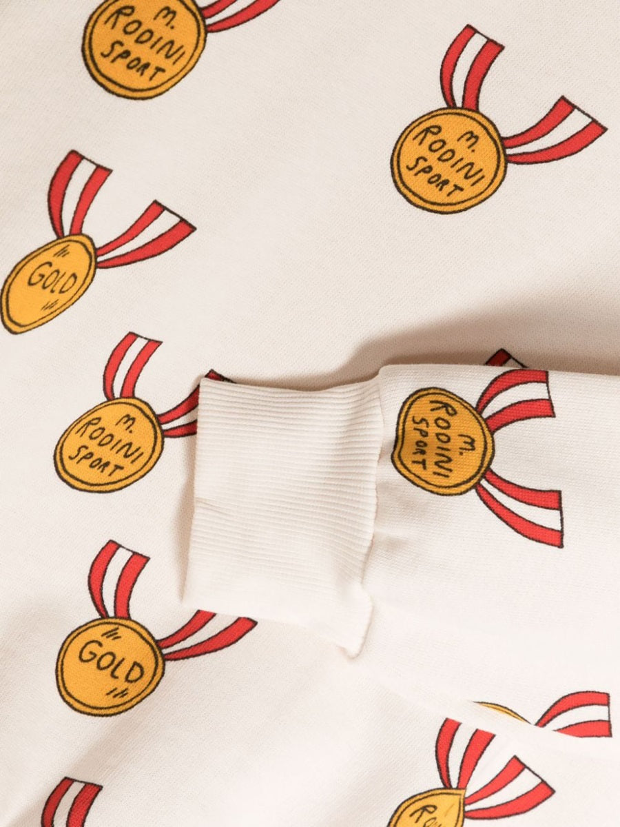 MINI RODINI Mini Medals AOP Sweatshirt for Little Ones