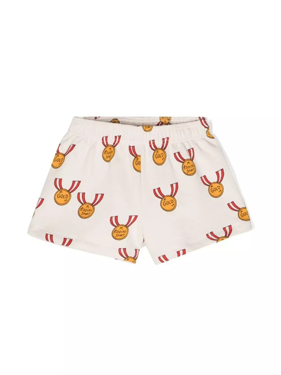 MINI RODINI Mini Medal AOP Sweatshorts - Baby