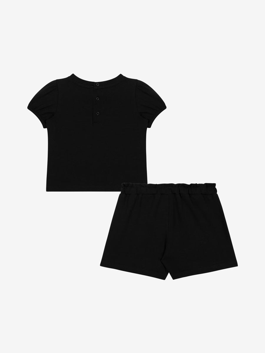 MOSCHINO Trendy Mini T-Shirt Shorts Set