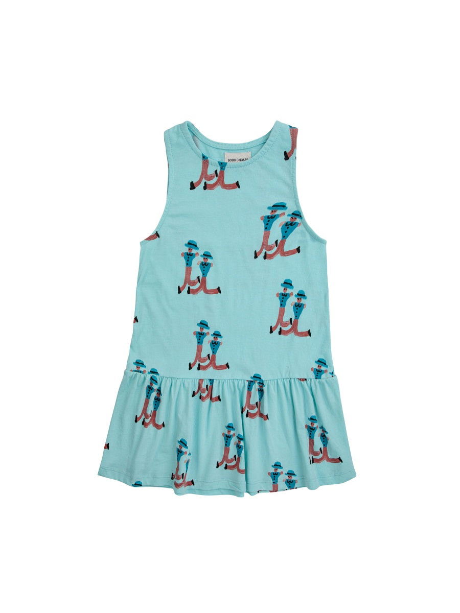 BOBO CHOSES Dancing Giants Mini All Over Dress