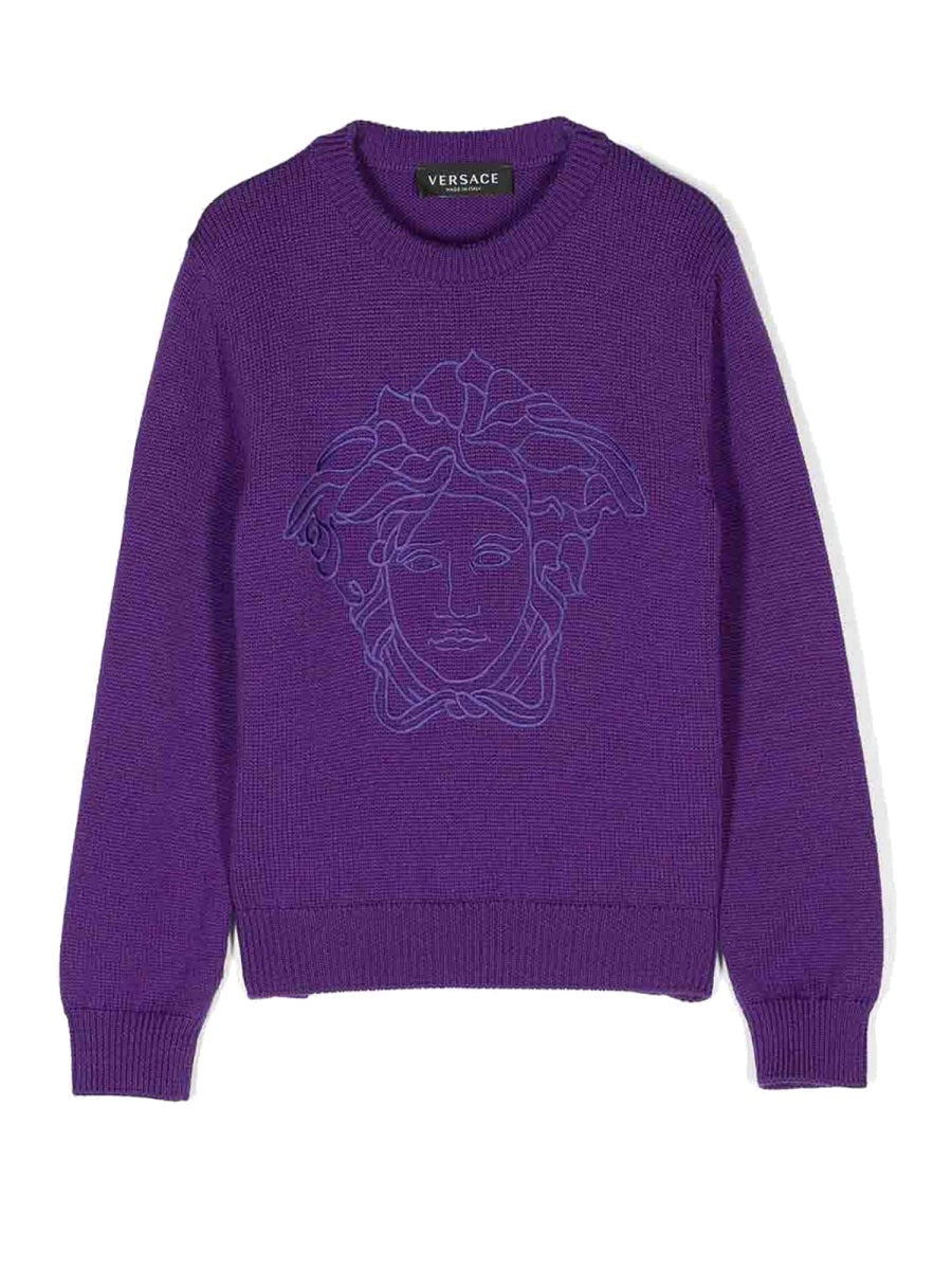 VERSACE Medusa Choker Pullover for Kids