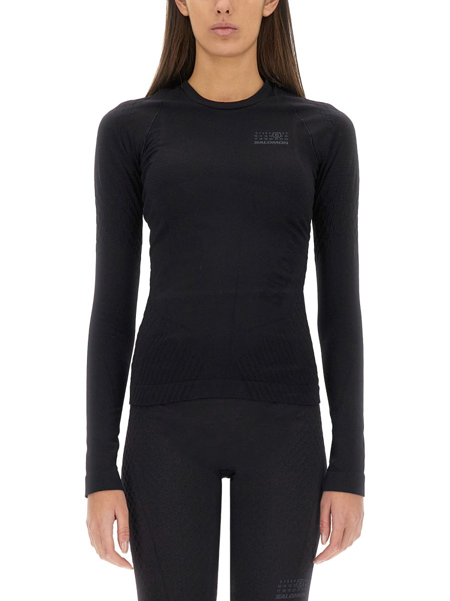 MM6 MAISON MARGIELA X SALOMON Logo Print Top for Women - Size S