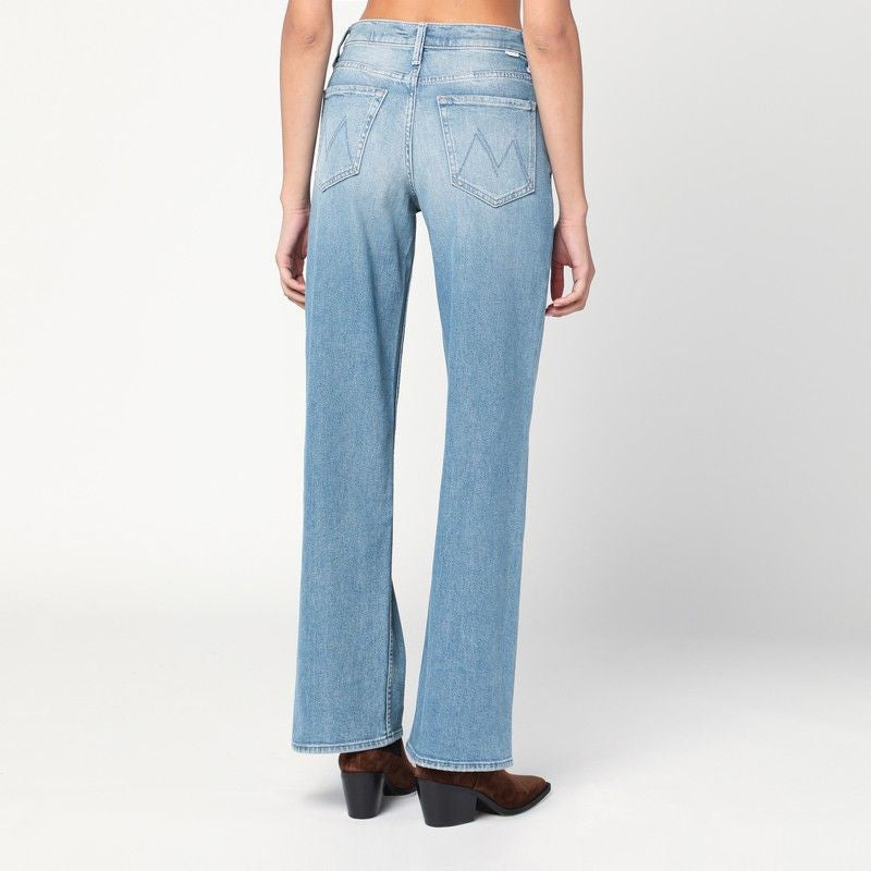 MOTHER Women’s Spinner Zip Wide Jeans