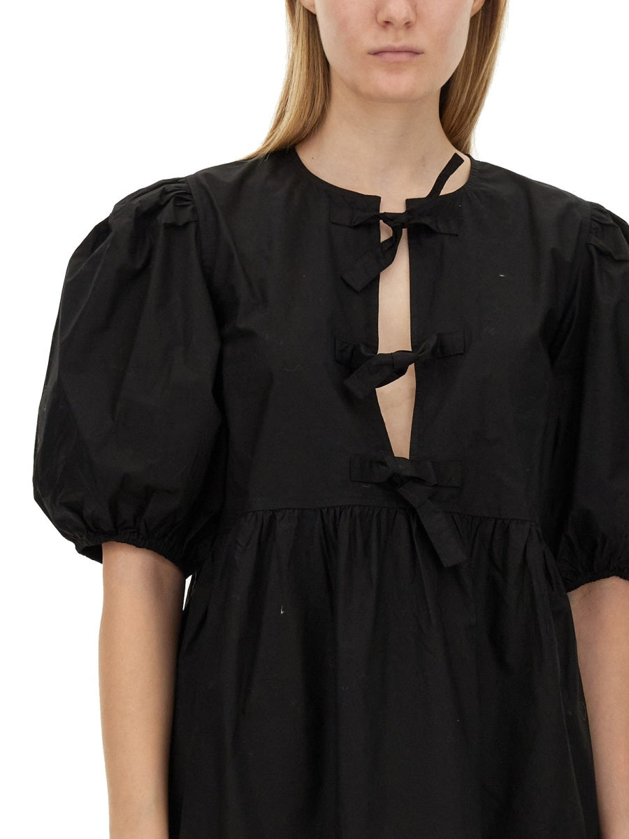 GANNI Oversized Short Dress - Size 36