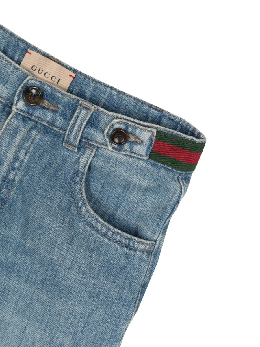 GUCCI Organic Cotton Mini Pants for Baby