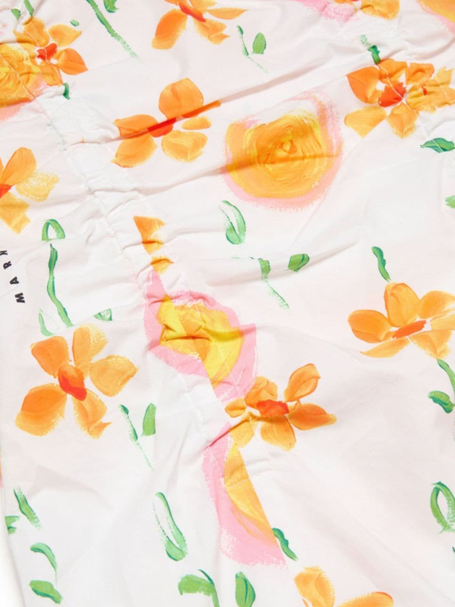 MARNI Girls' Mini Cotton Dress for SS24