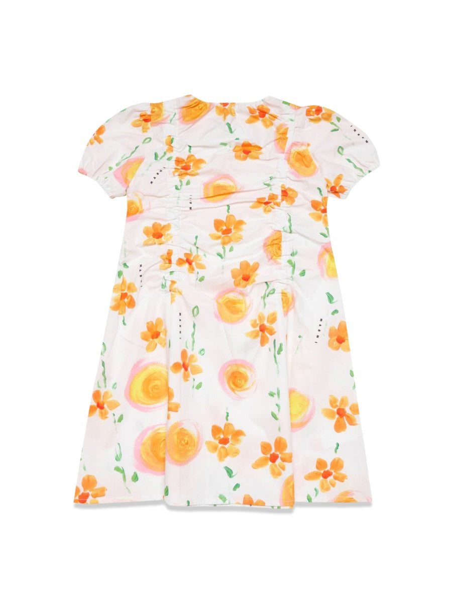 MARNI Girls' Mini Cotton Dress for SS24
