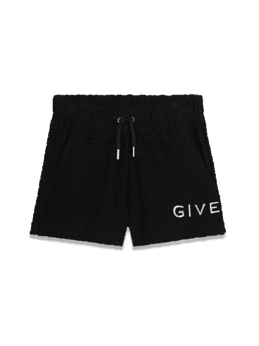 GIVENCHY Girls' Mini Cotton Shorts for Spring/Summer 2024