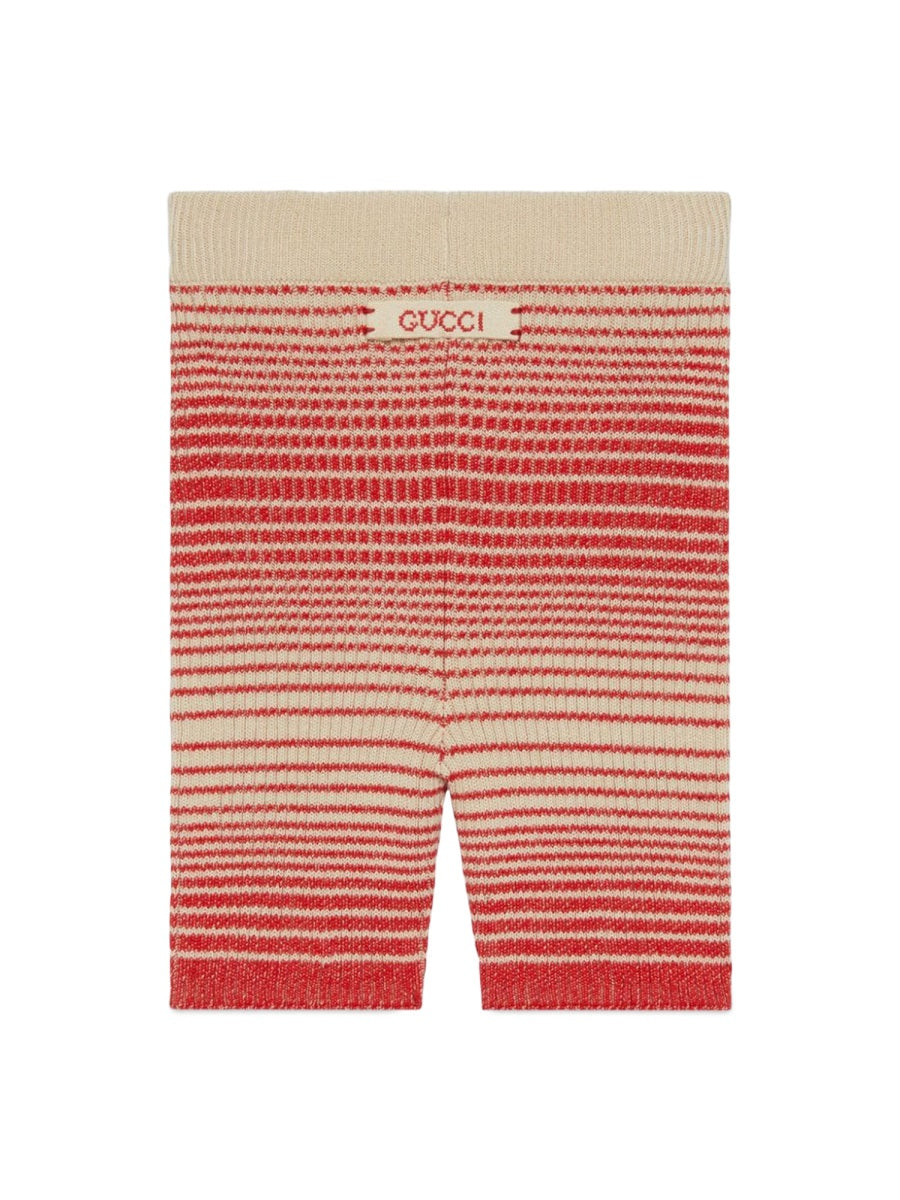 GUCCI Mini Bermuda Shorts with Stripes