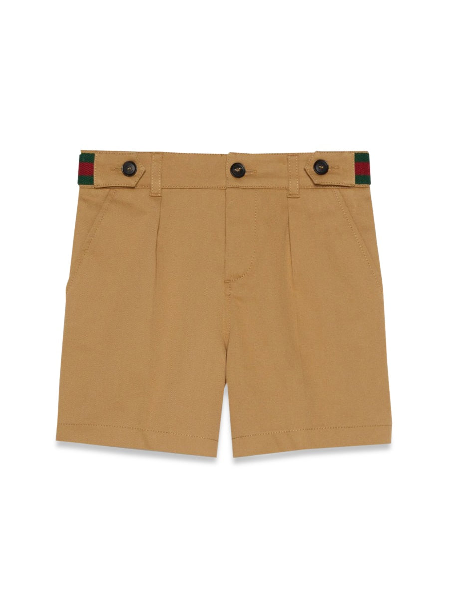 GUCCI Mini Bermuda Shorts with Ribbed Detail