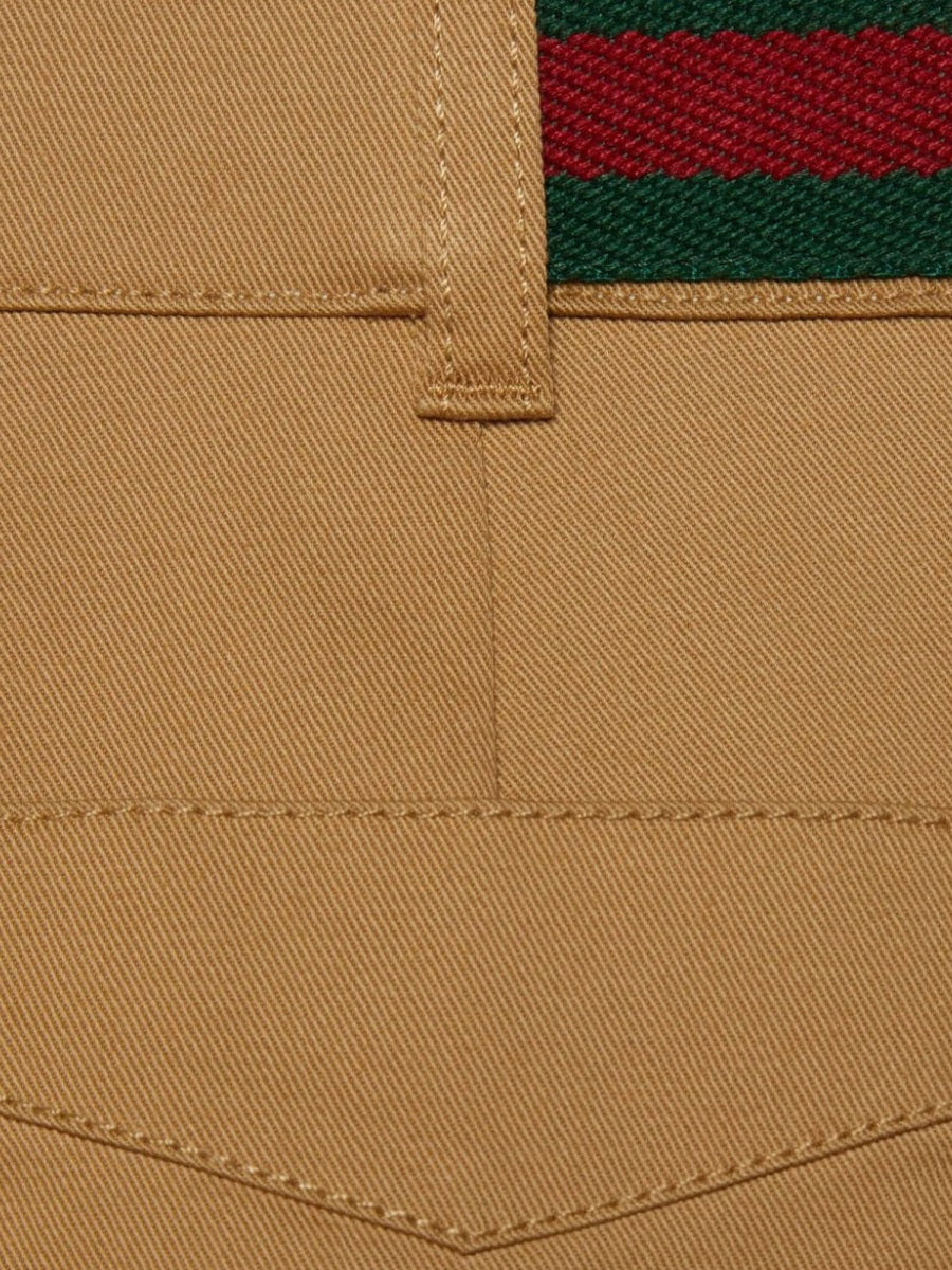 GUCCI Mini Bermuda Shorts with Ribbed Detail