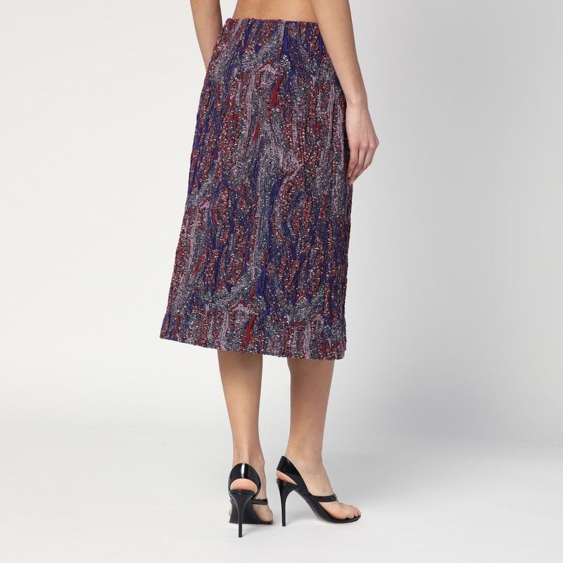 DRIES VAN NOTEN Jacquard Cotton-Blend Mini Skirt