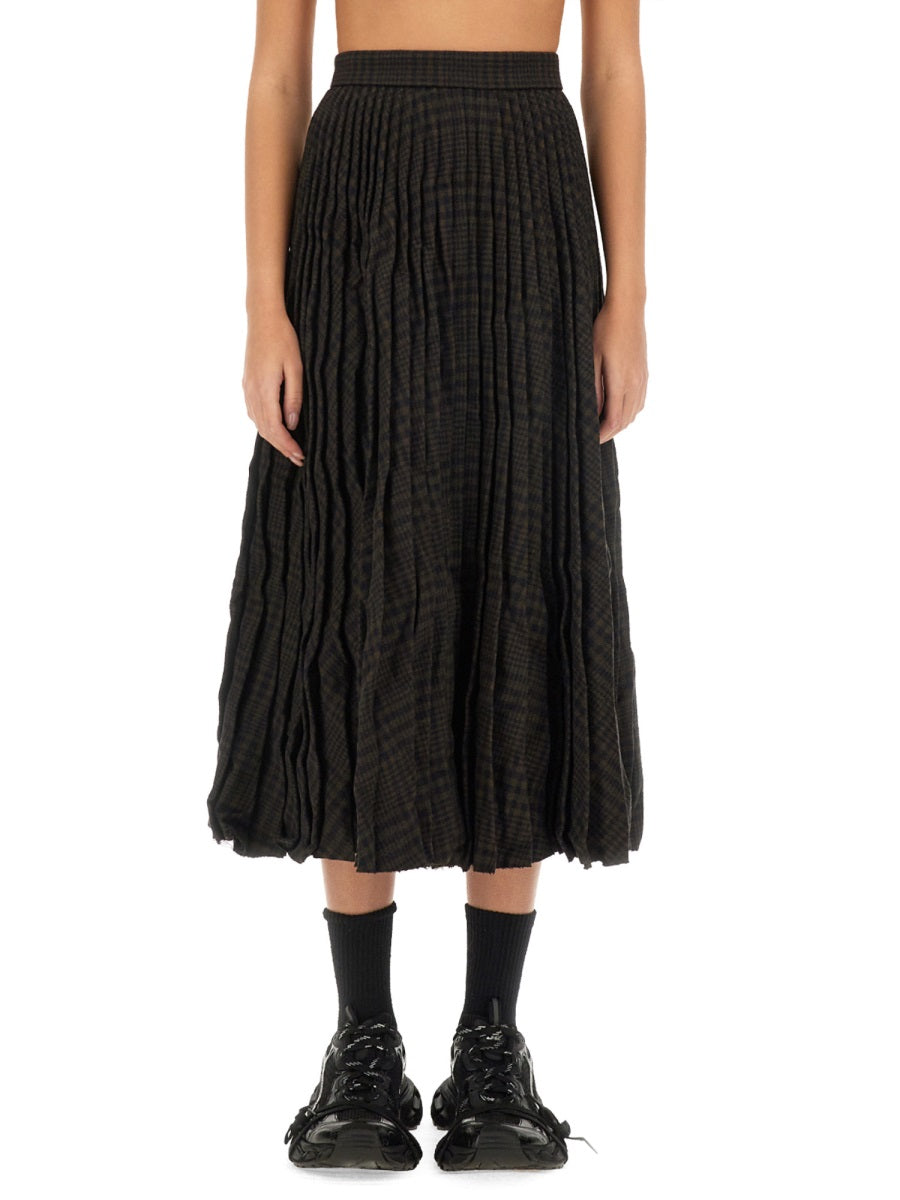 BALENCIAGA Essentials Pleated Skirt Size 40 IT