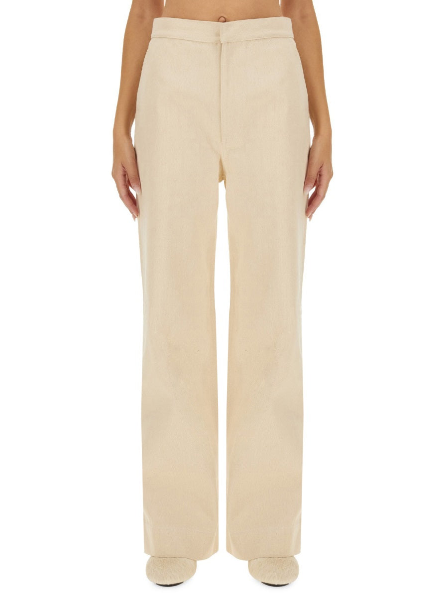 JIL SANDER Flared Pants - Regular Fit, Size 36