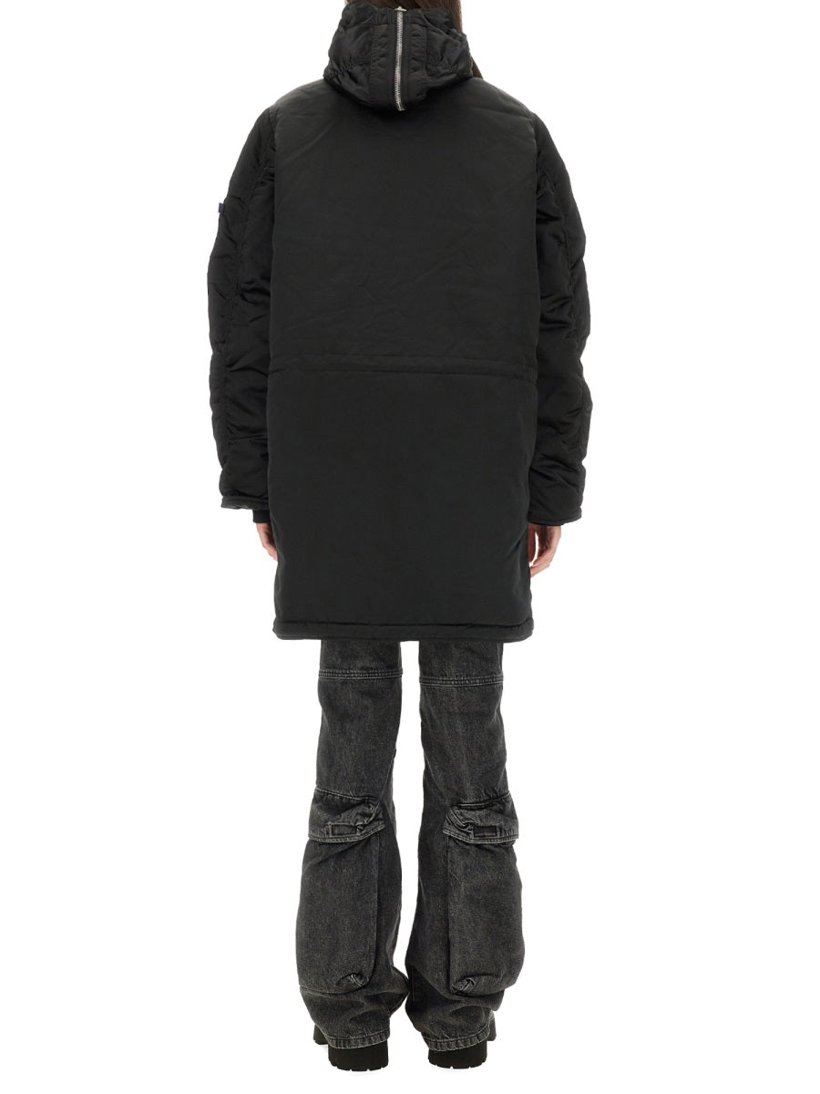 ALPHA INDUSTRIES Unisex Long Bomber Jacket - N-3B