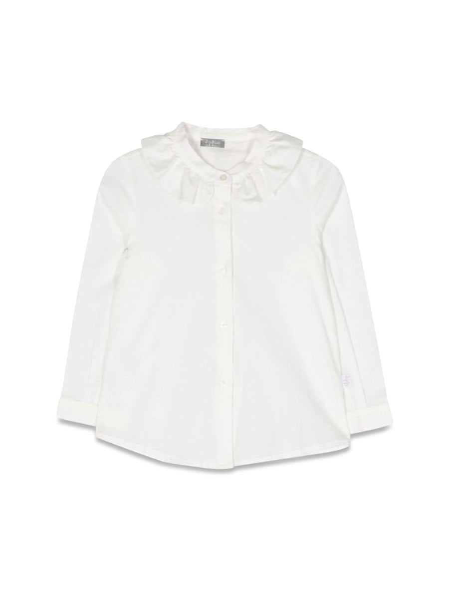 IL GUFO Long Sleeve Mini Shirt for Girls