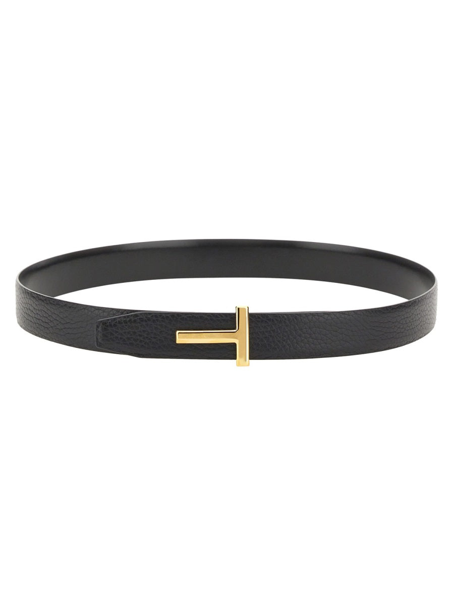 TOM FORD Reversible 'T Line' Belt