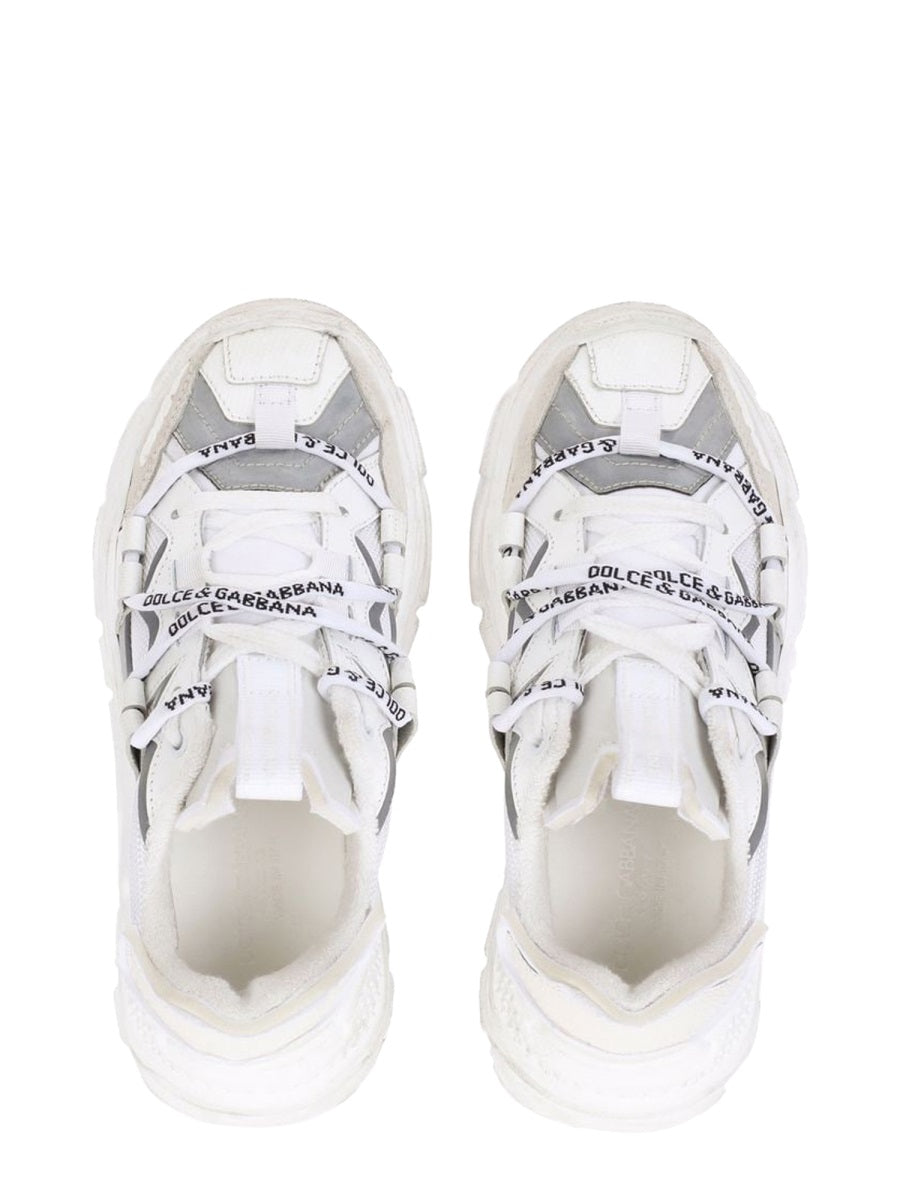 DOLCE & GABBANA Unisex Low Lace-Up Sneakers for Kids