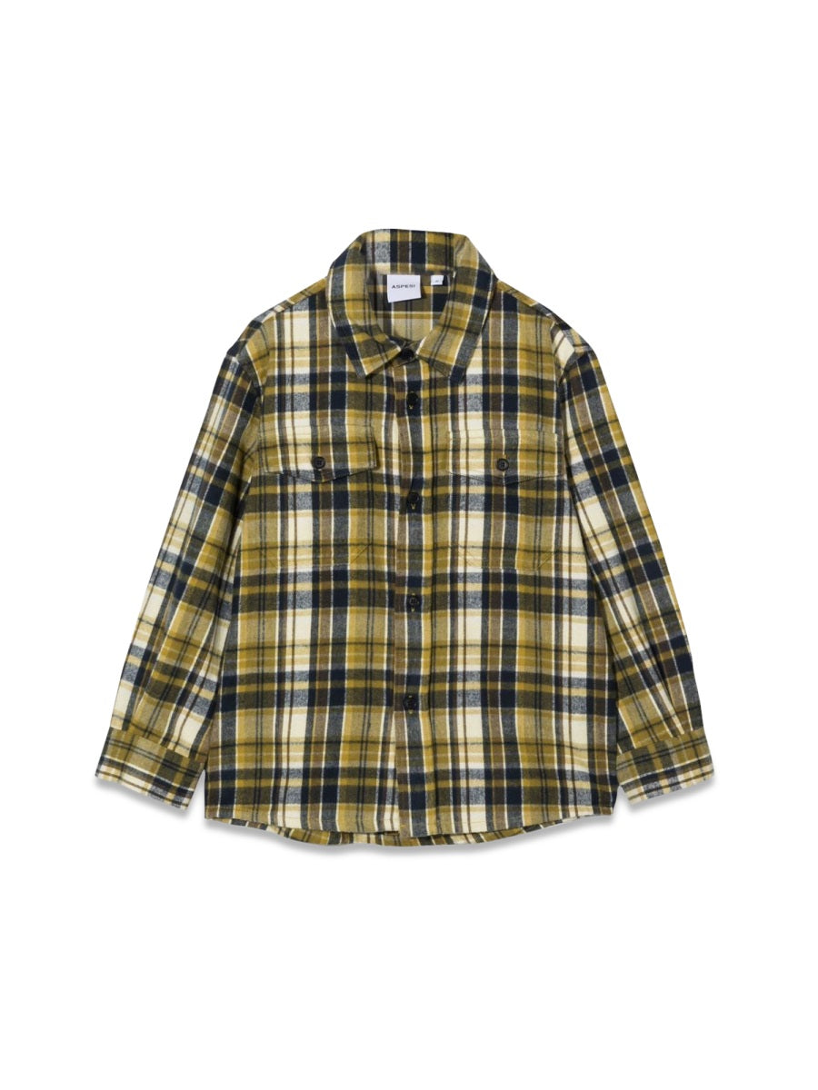 ASPESI Plaid Shirt for Boys - M/L Size