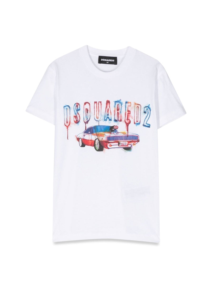 DSQUARED Mini Logo T-Shirt for Kids