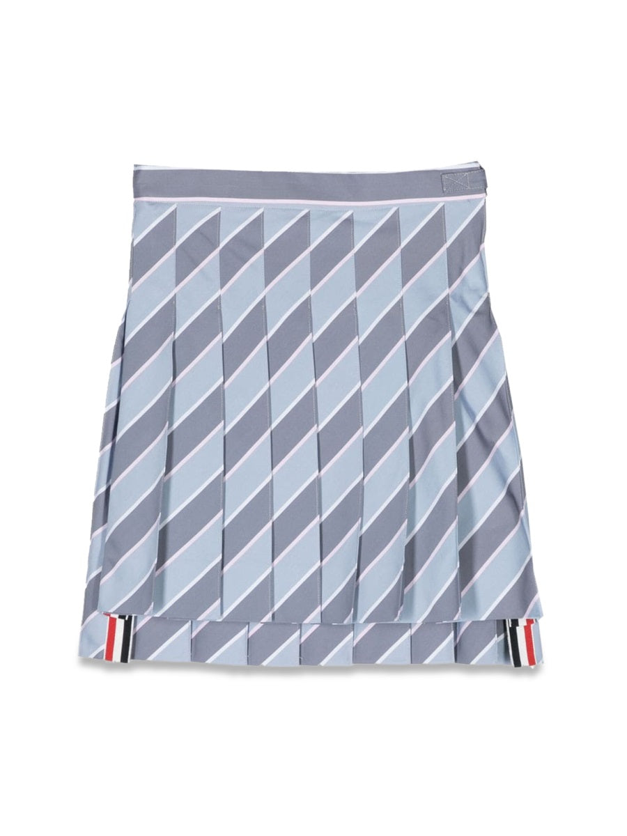 THOM BROWNE Pleated Skirt for Girls - SS23