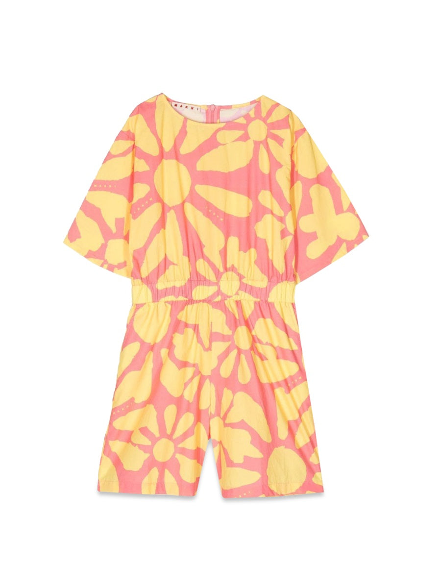 MARNI Kids' Mini Jumpsuit and Patterned Shorts Set