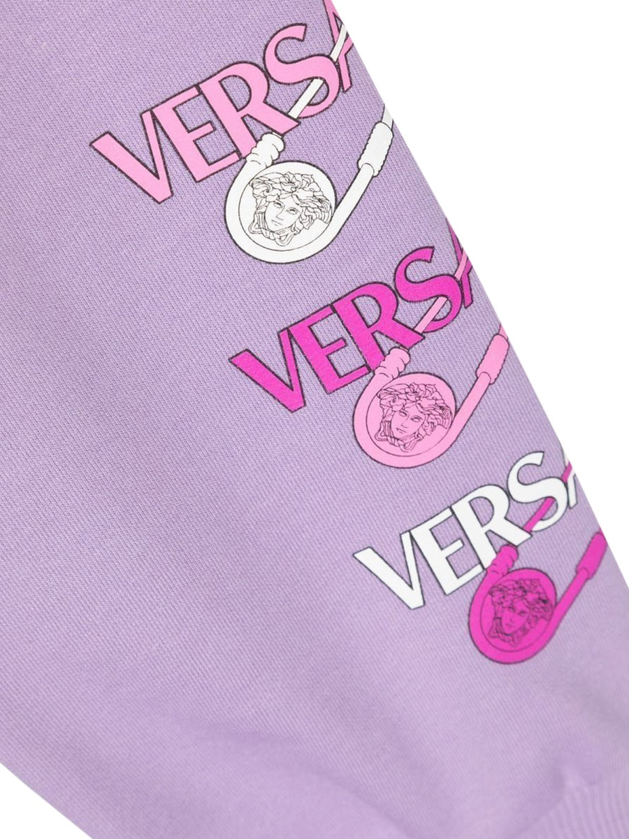 VERSACE Girls' Logo Pin Sweatpants - Mini Fit