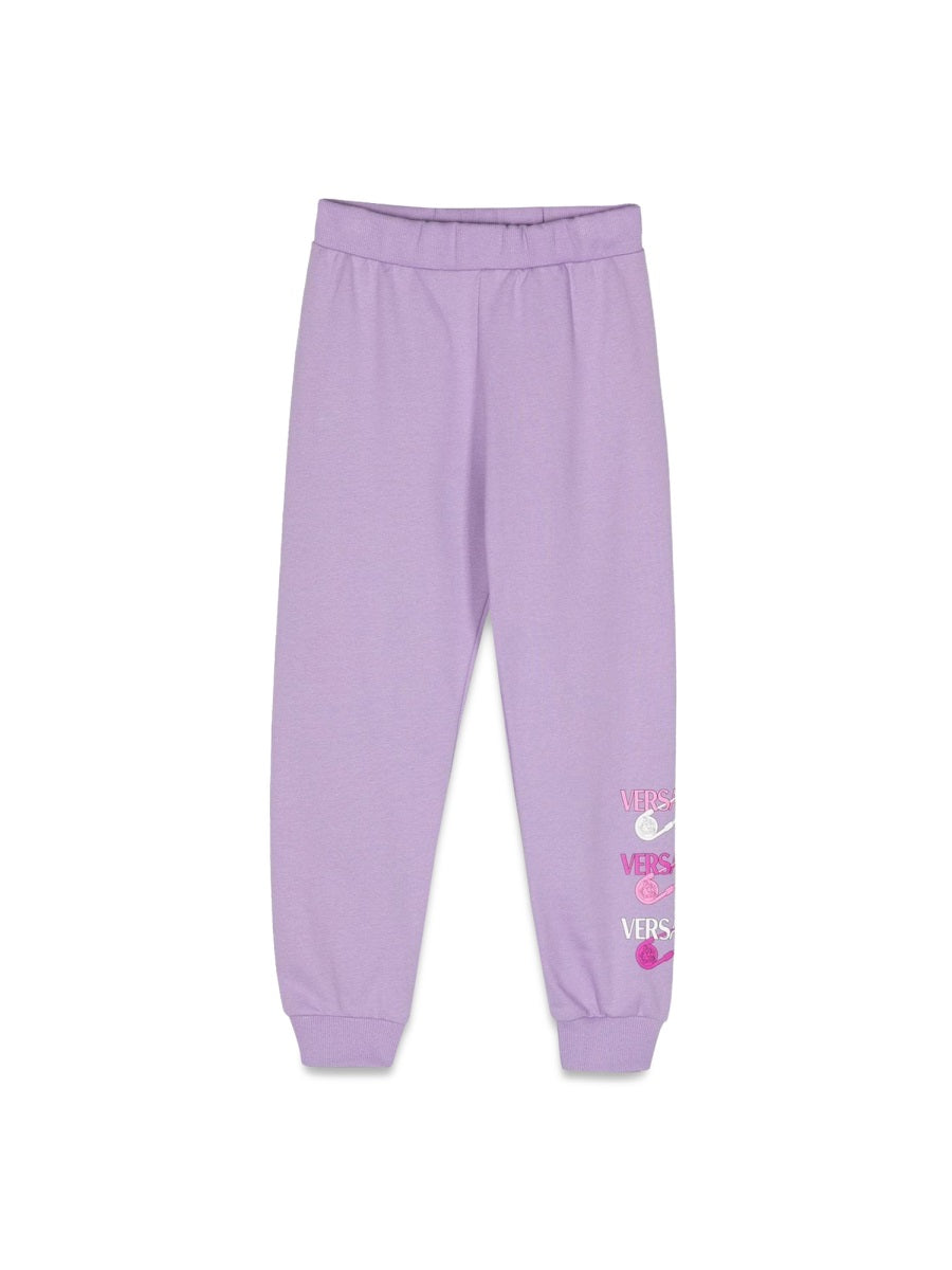 VERSACE Girls' Logo Pin Sweatpants - Mini Fit