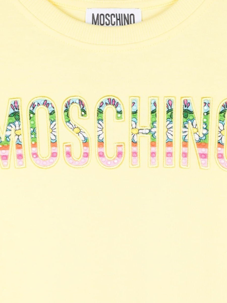 MOSCHINO Maxi Logo T-Shirt for Girls