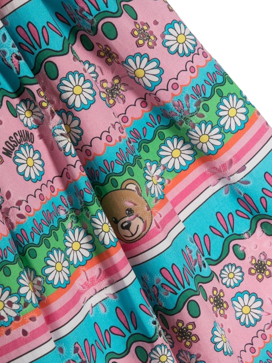 MOSCHINO Chic Patterned Skirt for Girls - SS23
