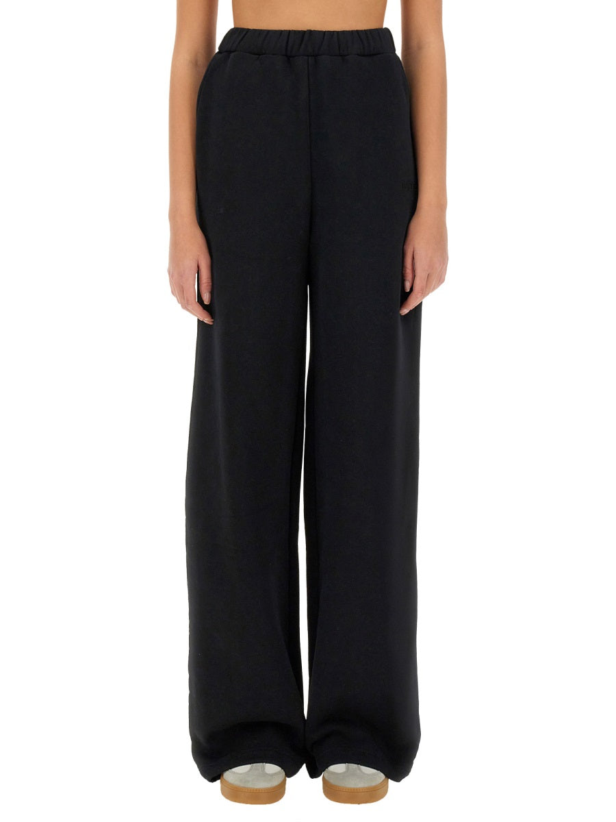 ROTATE BIRGER CHRISTENSEN Oversized Cotton Fleece Pants - Size S
